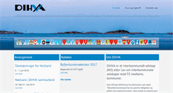 Desktop Screenshot of dihva.no